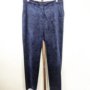 Sumissura velvet mid rise crop dress pants trousers Evening S